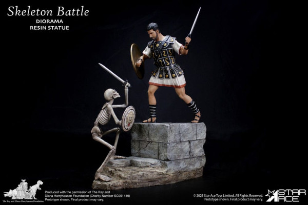 Ray Harryhausen Diorama 1/8 Skeleton Battle Scene 30 cm 8