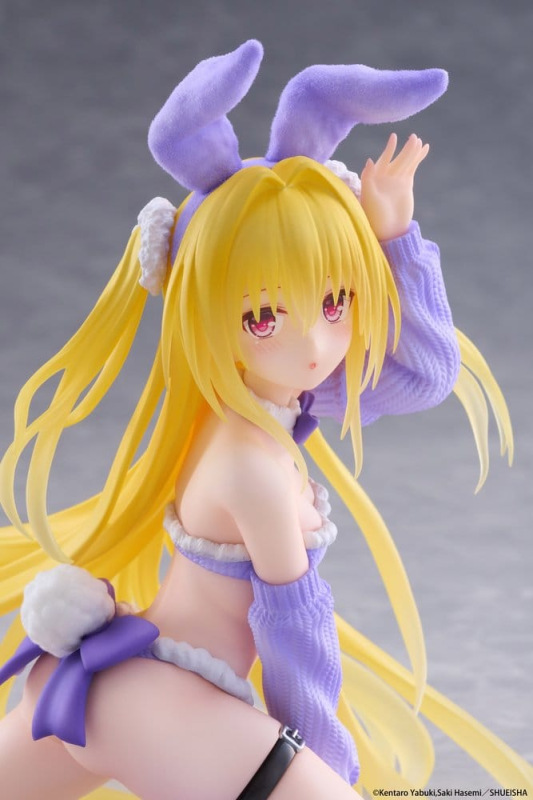To Love-Ru Darkness MOFLOCK PVC Figure Golden Darkness (Fluffy Bunny Ver.) 13 cm 2