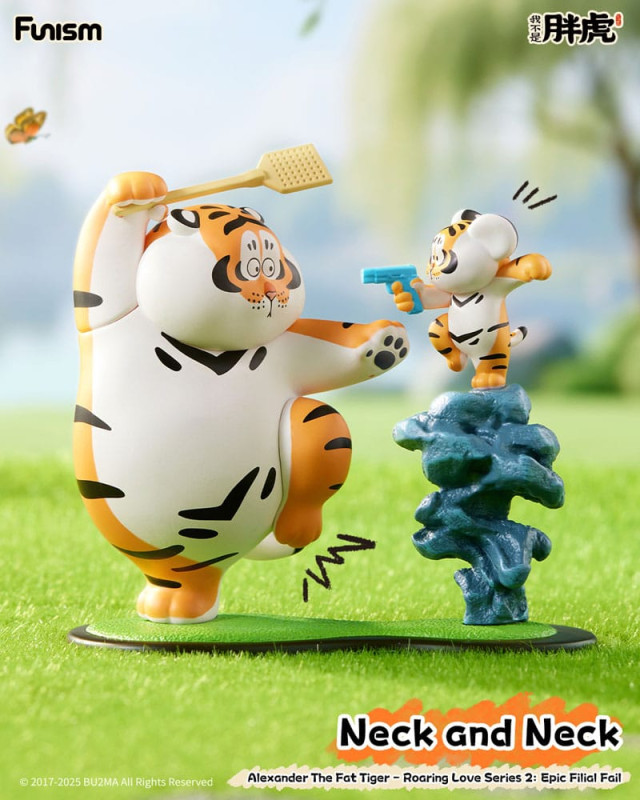 Alexander The Fat Tiger Mini Figures Roaring Love Series 2: Epic Filial Fabil7 cm Display (8) 9