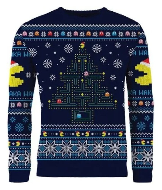 Pac-Man Christmas Sweater Size XXL 2