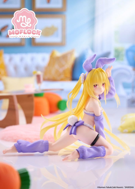 To Love-Ru Darkness MOFLOCK PVC Figure Golden Darkness (Fluffy Bunny Ver.) 13 cm 1