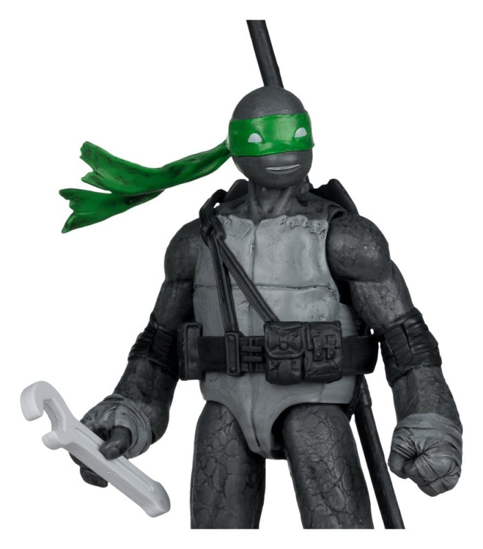 Teenage Mutant Ninja Turtles Page Punchers Action Figure Donatello (Black White & Green ) (Red Plati 2