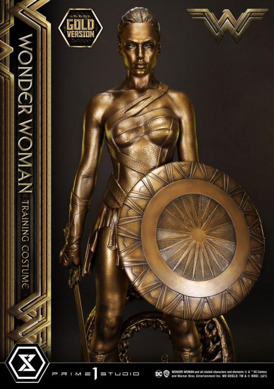 Wonder Woman: Wonder Woman Training Costume Gold Version 80 cm Statue - Prime 1 Studio