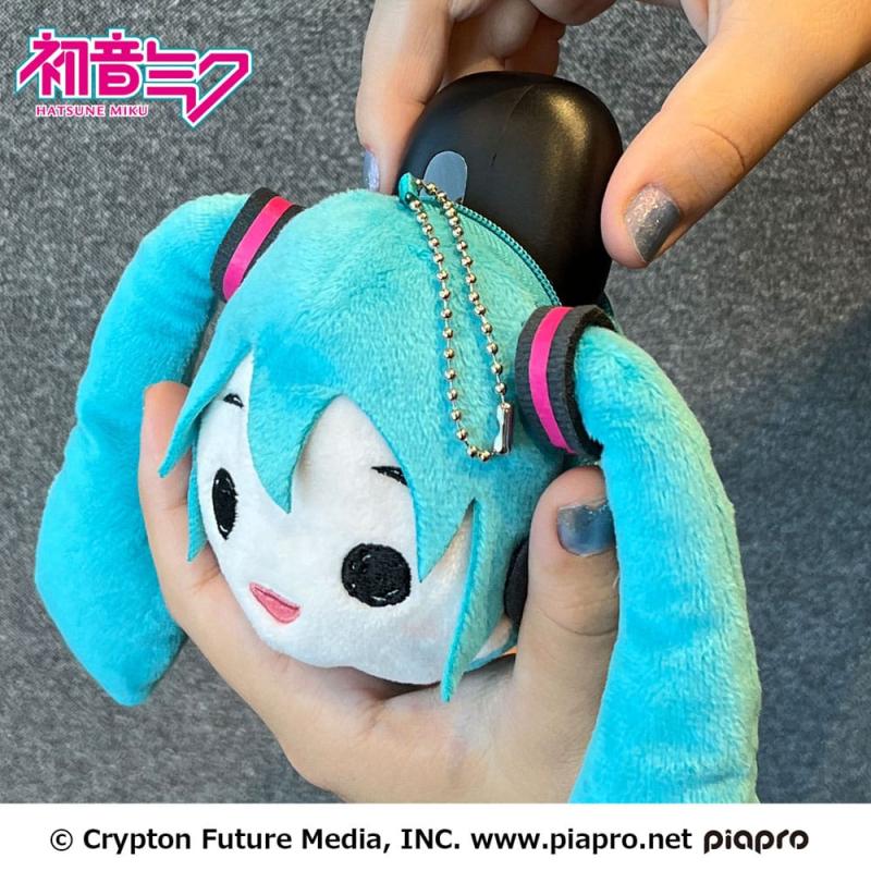 Hatsune Miku Plush Keychain Miku Face 13 cm