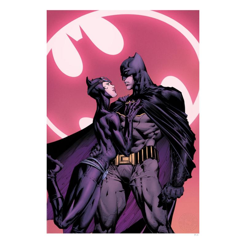 DC Comics: The Bat and the Cat 46 x 61 cm Art Print - Sideshow Collectibles