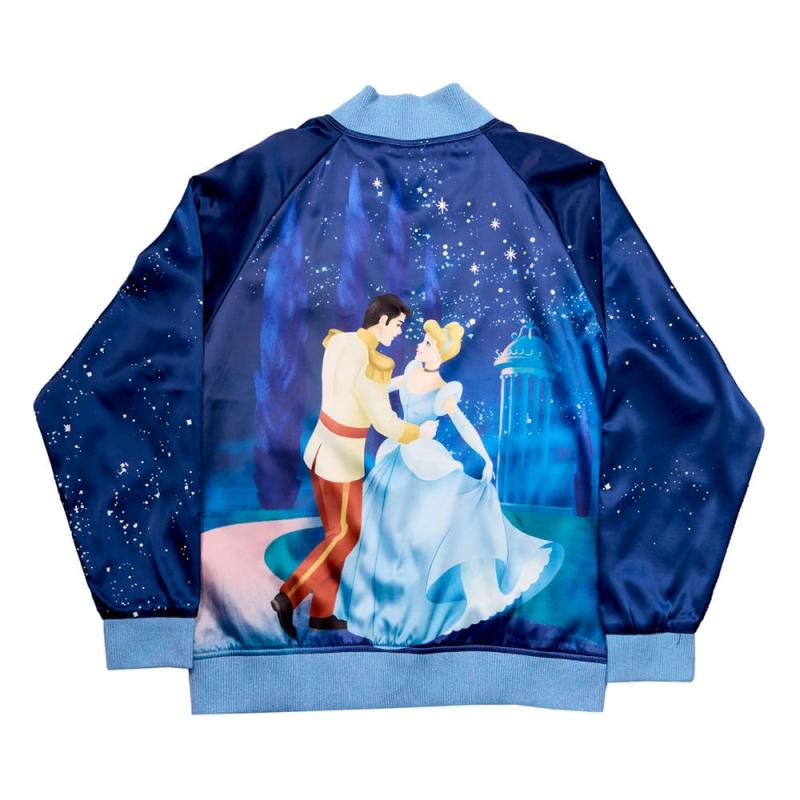 Disney by Loungefly Bomber Jacket Cinderella 75th Anniversary Size XL 1