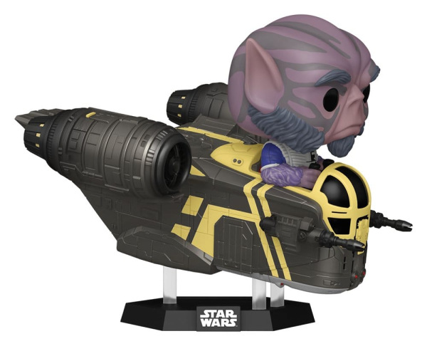 Star Wars: The Mandalorian and Grogu POP! Rides Deluxe Vinyl Bobblehead Figure Zeb Orrelios in the R