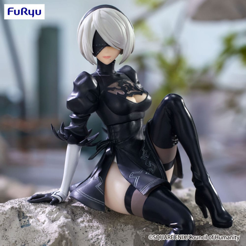 NieR:Automata Ver1.1a Noodle Stopper PVC Statue YoRHa No.2 Type B 13 cm 4