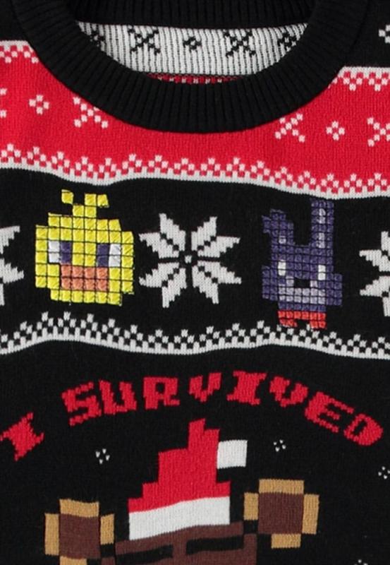 Five Nights at Freddy's Sweater Survived Five Nights (Christmas Jumper) Size XL 3
