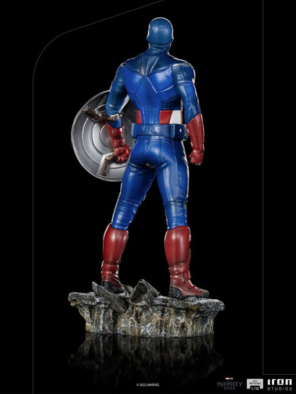 The Infinity Saga BDS Art Scale Statue 1/10 Captain America Battle of NY 23 cm 4