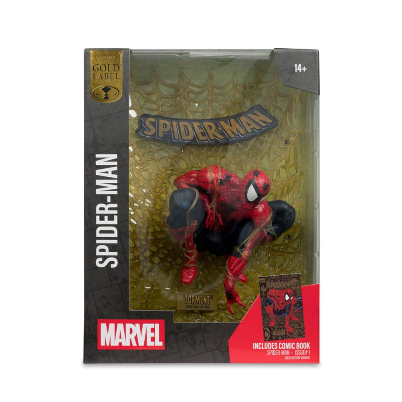 Marvel Collection PVC Statue 1/6 Spider-Man (Spider-Man # 1) (Gold Edition) (Gold Label) 15 cm 7