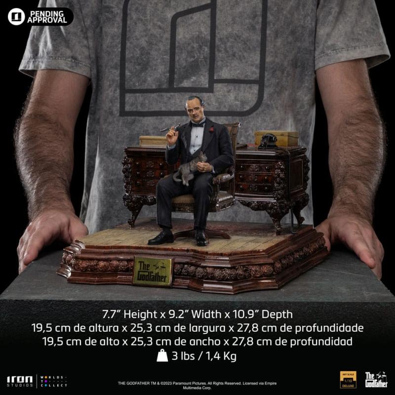 The Godfather: Don Vito Corelione 1/10 Deluxe Art Scale Statue - Iron Studios