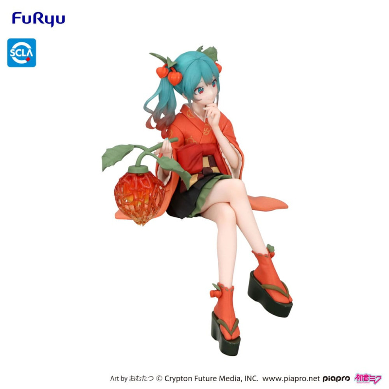 Hatsune Miku Noodle Stopper PVC Statue Flower Fairy Winter Cherry 15 cm 8