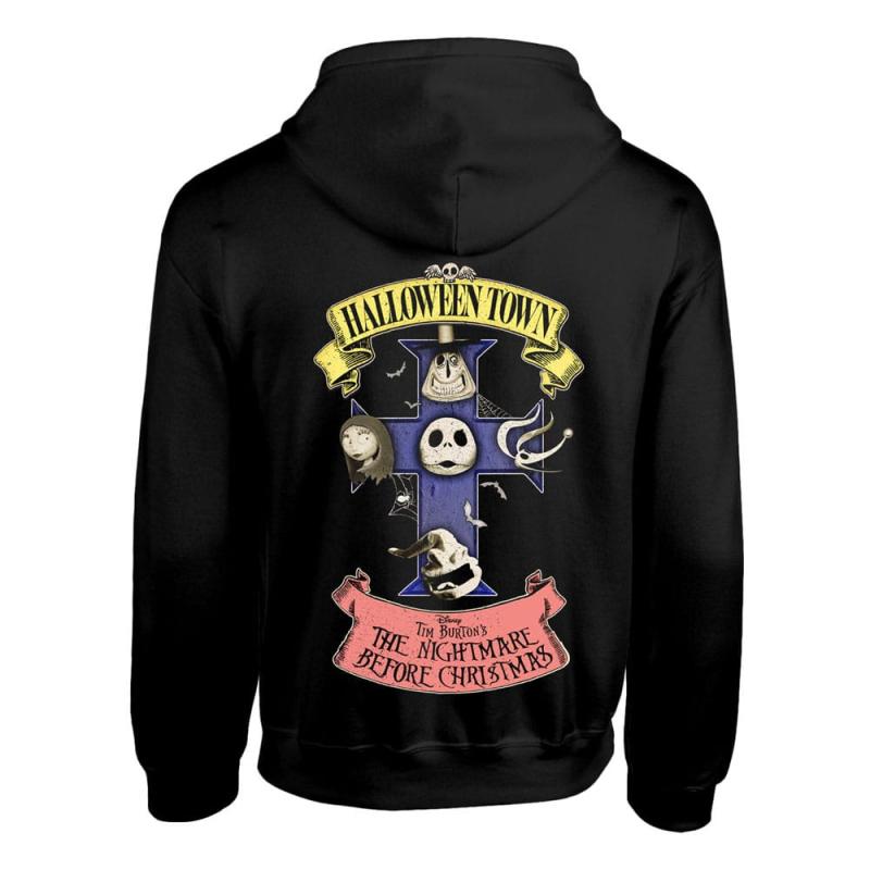 Nightmare before Christmas Hooded Sweater Halloween Town Size S