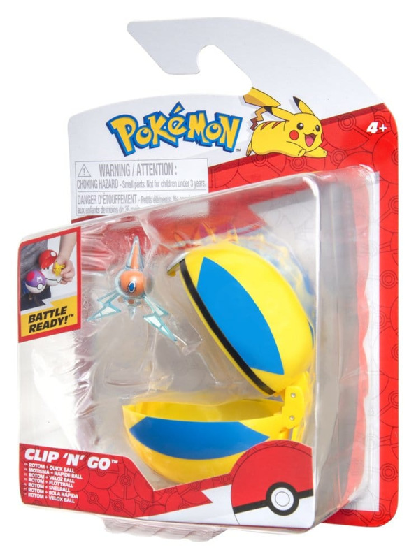Pokémon Clip 'n' Go Action Figure Wave 21 Rotom & Quick Ball 5