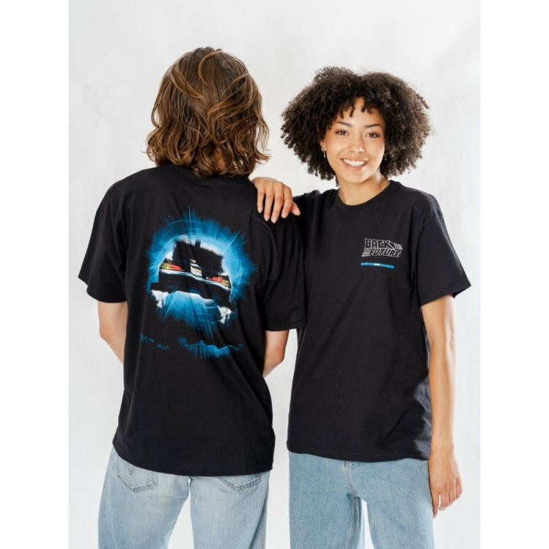 Back to the Future T-Shirt Delorean Reverse Size M 1