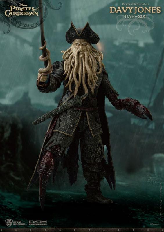 Pirates of the Caribbean: Davy Jones 1/9 Action Heroes Action Figure - Beast Kingdom Toys