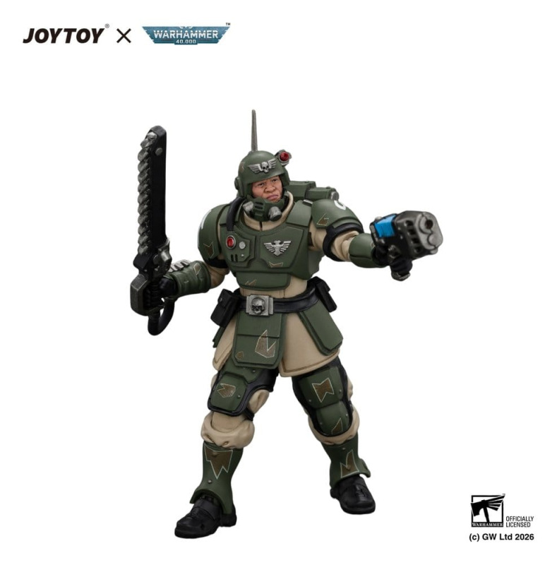 Warhammer Action Figure Astra Militarum Kasrkin 1 with Chainsword and Plasma Pistol 3