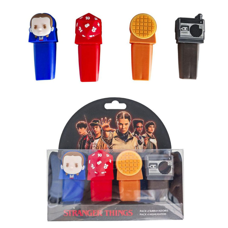 Stranger Thinigs Highlighters 4-Pack 1