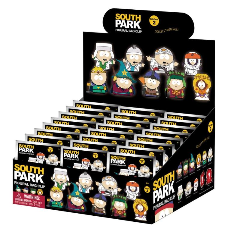 South Park 3D PVC Bag Clips Series 2 Display (24) 2