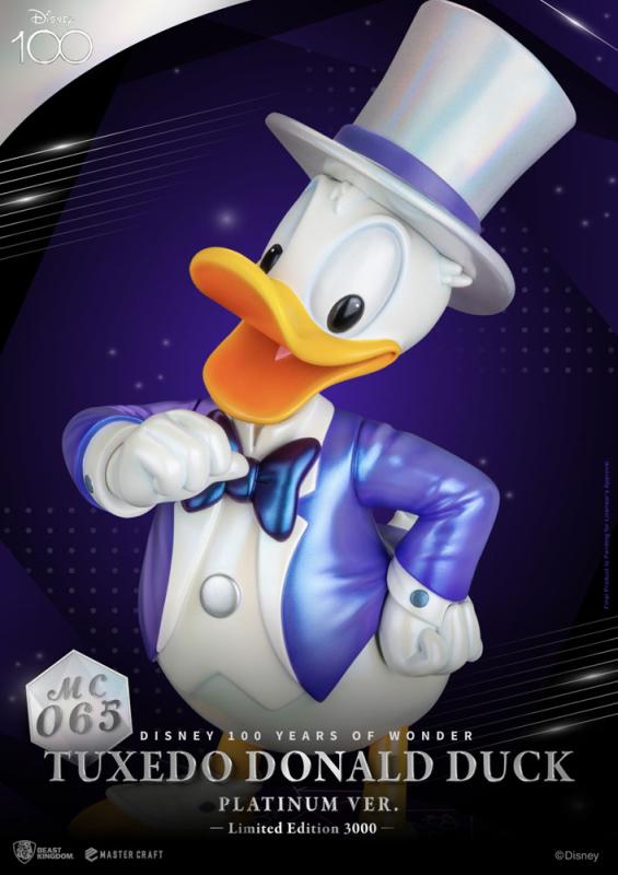 Disney 100th: Tuxedo Donald Duck (Platinum Ver.) 40 cm Master Craft Statue - BKT