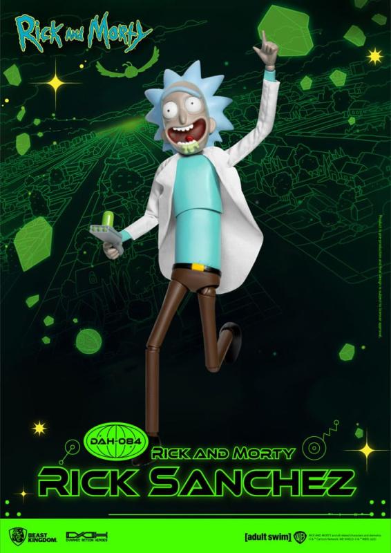 Rick and Morty: Rick Sanchez 1/9 Dynamic 8ction Heroes Action Figure - Beast Kingdom Toys