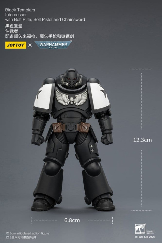 Warhammer 40,000 Action Figure Black Templars Intercessor 12 cm 9