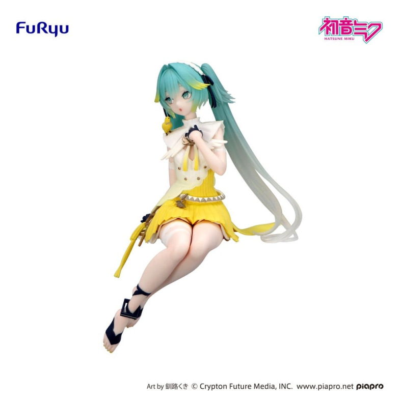 Hatsune Miku Noodle Stopper PVC Statue Canary Bird heo exclusive 14 cm 1