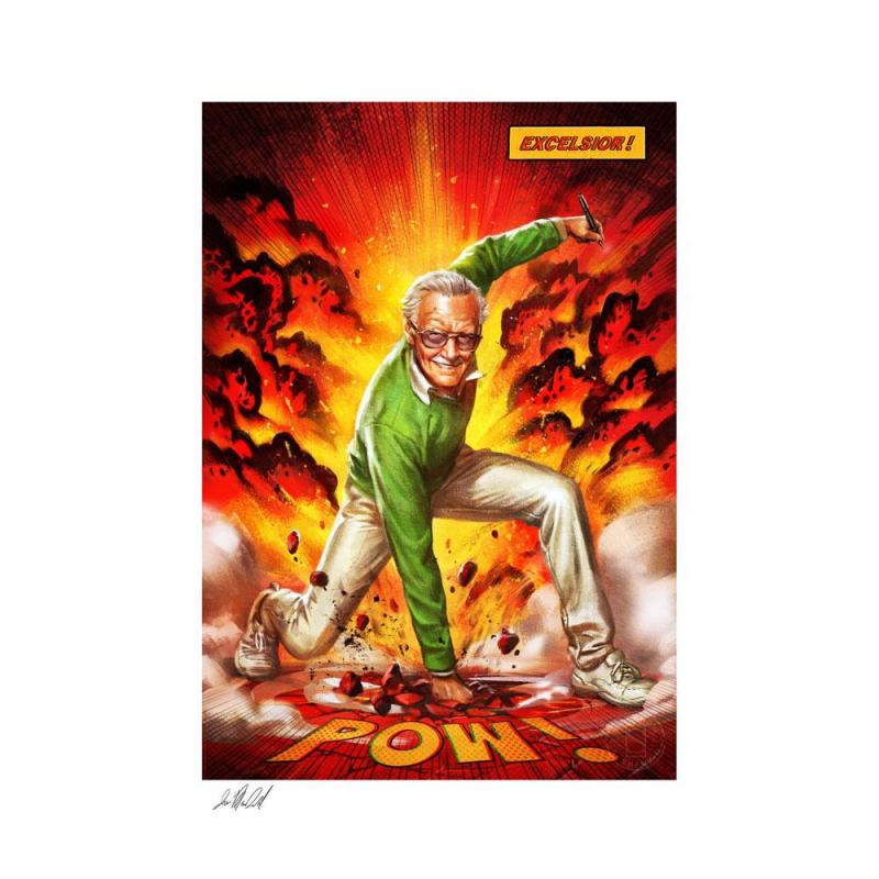 Marvel: Stan Lee Excelsior! - Art Print 46 x 61 cm - unframed - Sideshow