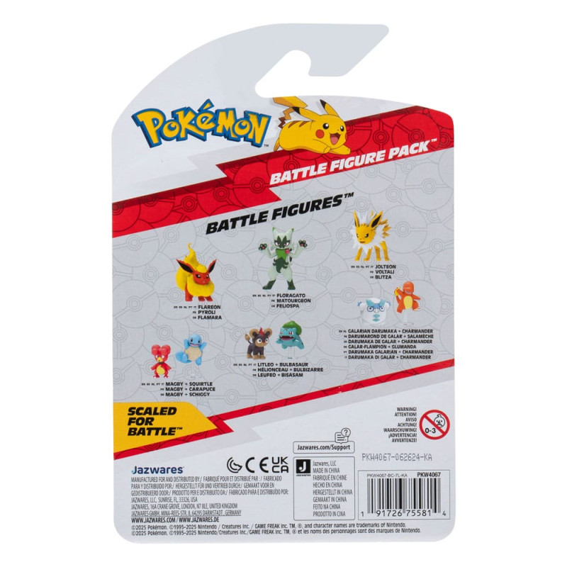 Pokémon Figure 2-Pack Tepig & Pikachu 8 cm 1
