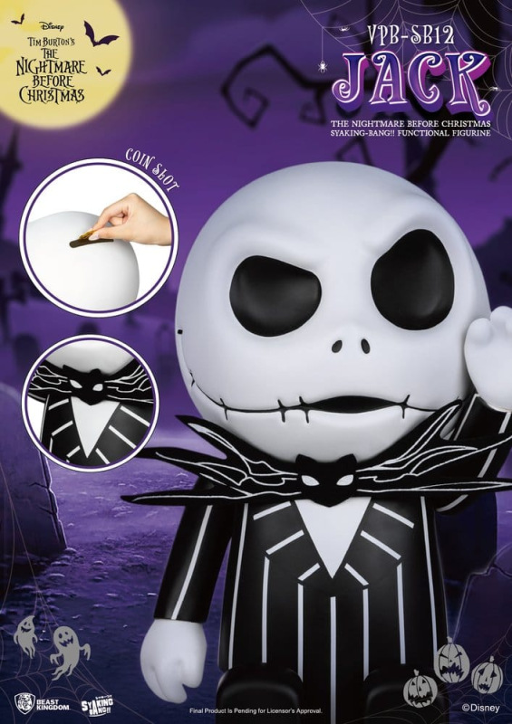 The Nightmare Before Christmas syaking-bang Figure Bank Jack 47 cm 7