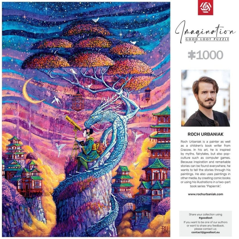 Imagination Series Puzzle Roch Urbaniak Sakura i Ryu (1000 pieces) 2