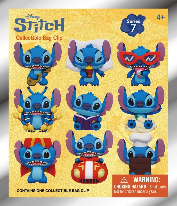 Lilo & Stitch 3D PVC Bag Clips Series 7 Display (24) 2
