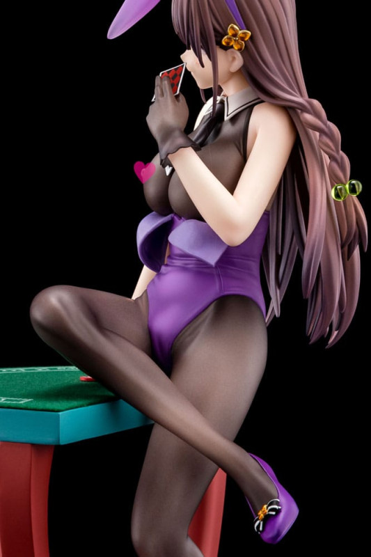 The Demon Sword Master of Excalibur Academy Statue 1/6 Elfine Phillet wearing flower's purple bunny 1