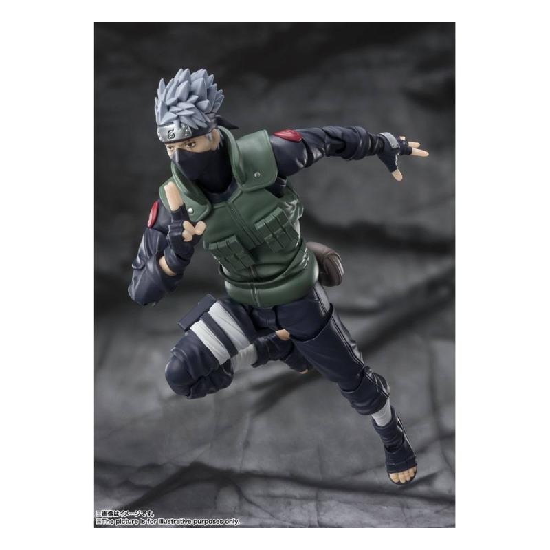 Naruto Shippuden S.H. Figuarts Action Figure Kakashi Hatake -The famed Sharingan Hero- 16 cm