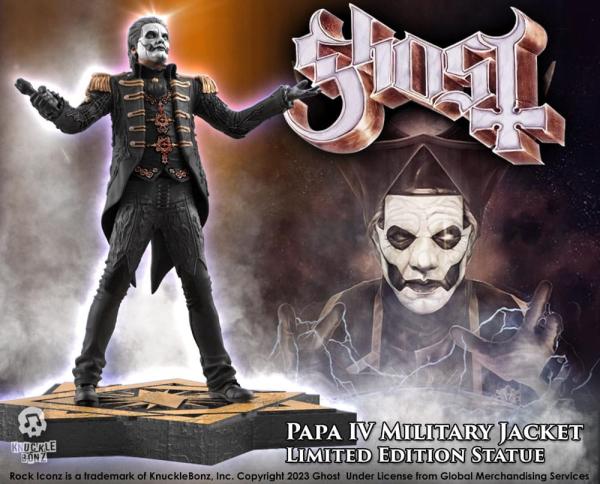 Ghost Rock Iconz Statue 1/9 Papa Emeritus IV (Military Jacket) 22 cm 1