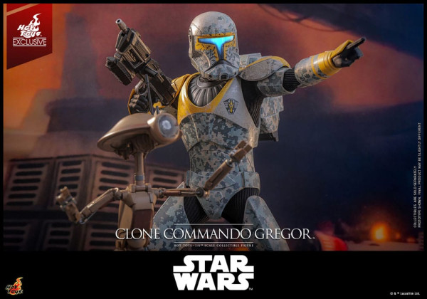 Star Wars: The Clone Wars Action Figure 1/6 Clone Commando Gregor Hot Toys Exclusive 30 cm 3