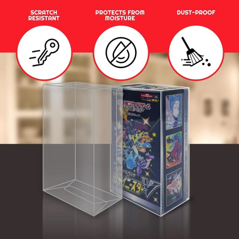 Evoretro PET Protectors 5-Pack for Pokémon Japanese Booster Box Small 3