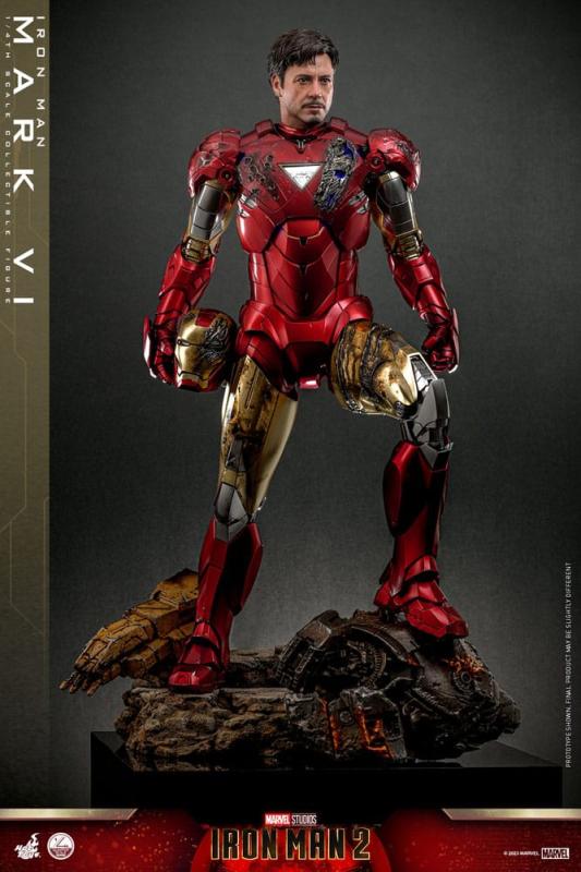 Iron Man 2 Action Figure 1/4 Iron Man Mark VI 48 cm 5