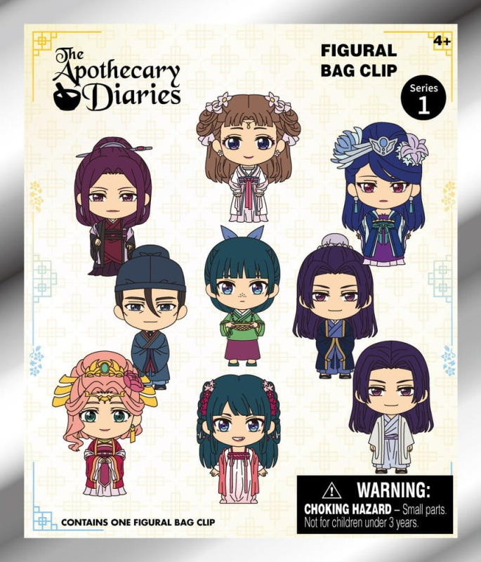 Apothecary Diaries 3D PVC Bag Clips Series 1 Display (24) 2