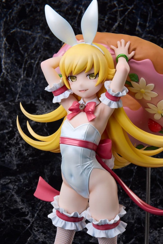 Monogatari Series PVC Statue 1/4 Shinobu Oshino White Bunny Ver. 35 cm 8