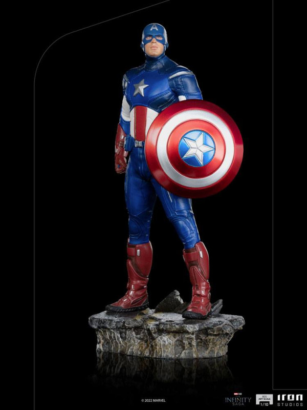 The Infinity Saga BDS Art Scale Statue 1/10 Captain America Battle of NY 23 cm 1