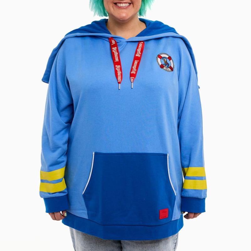 Disney by Loungefly hooded jacket Unisex Donald Duck 90th Anniversary Size XL