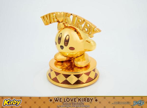 Kirby DieCast Statue We Love Kirby Gold Edition 10 cm 11