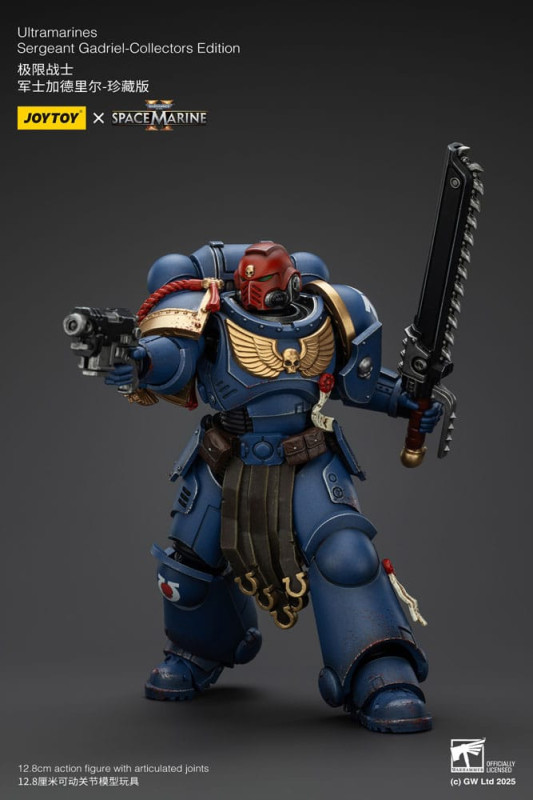 Warhammer 40,000: Space Marine 2 Action Figure Ultramarines Sergeant Gadriel Collectors Edition 13 c 13