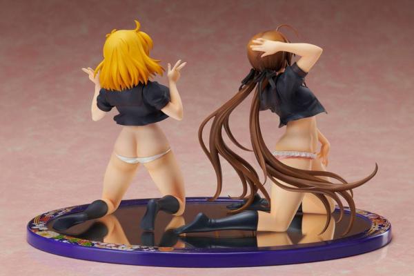 Senran Kagura NewWave Gburst PVC Statue 1/10 Ryobi x Ryona Bare Body Sailor Uniform Ver. 19 cm