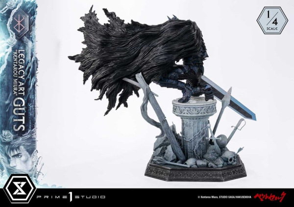 Berserk Legacy Art "Kentarou Miura" Statue 1/4 Guts 74 cm 8