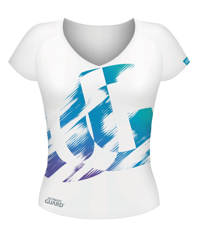 Ultimate Guard Ladies T-Shirt UG Distressed White Size L