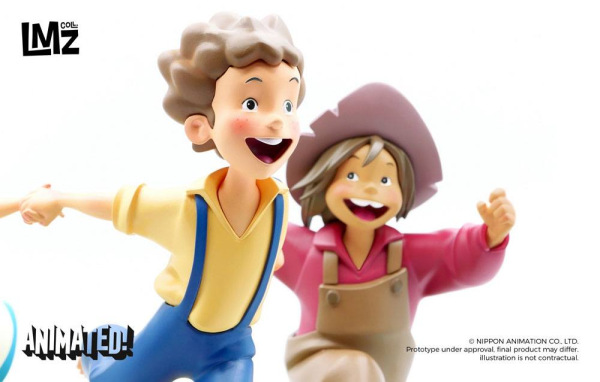 The Adventures of Tom Sawyer Animated! Statue Tom, Huck & Becky 23 cm 9