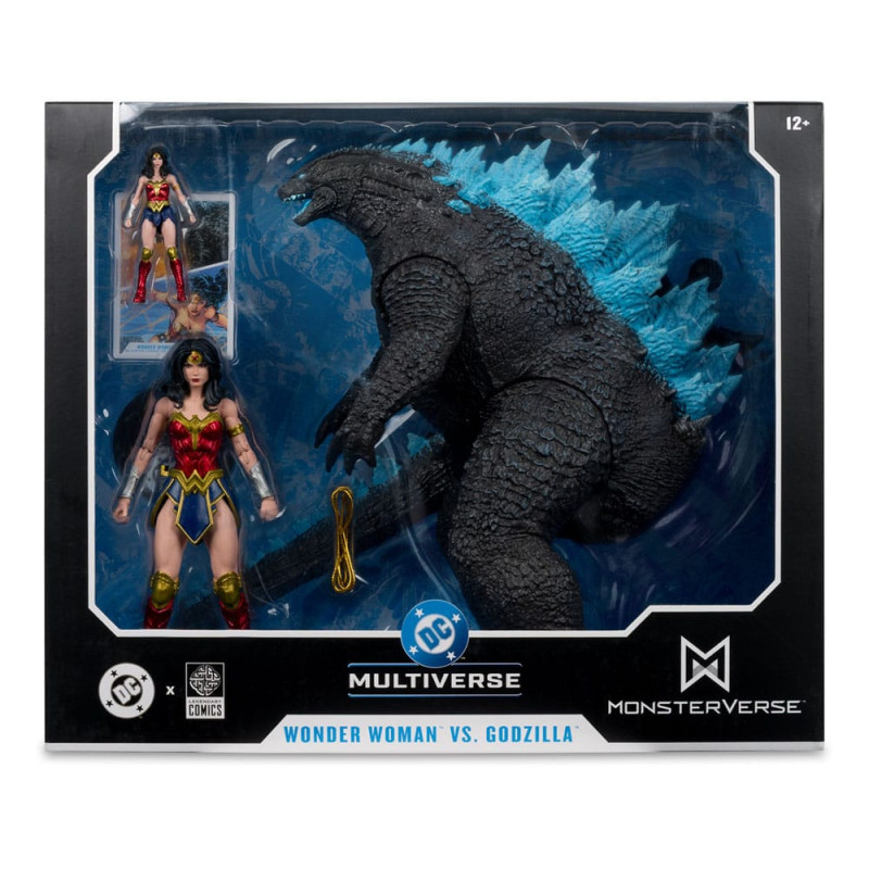 DC Justice League Monsterverse DC Multiverse Action Figures 2-Pack Wonder Woman Vs. Atomic Blast God 11